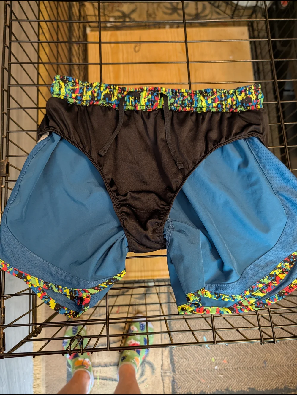 Nike Women’s Size Medium Blue with Multi Color Trim